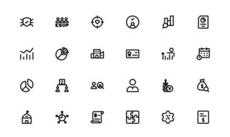 Professional ESOP Icons - Professional Scalable and Versatile Graphics for Equity Plans and Corporate Presentations vector