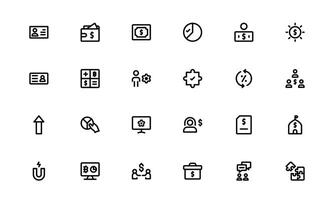 Professional ESOP Icons set bundle- Scalable and Versatile Graphics for Equity Plans and Corporate Presentations vector