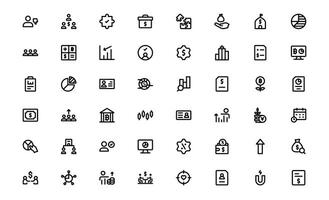 Professional ESOP Icons bundle - Scalable and Versatile Graphics for Equity Plans and Corporate Presentations vector