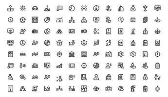 Professional ESOP Icons set - Scalable and Versatile Graphics for Equity Plans and Corporate Presentations vector