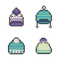 beanie pack set vector