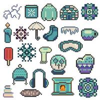 winter object group vector