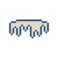 ice cold retro pixel art vector