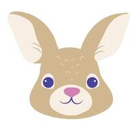 flat icon rabbit vector