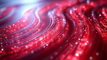 Abstract red light background with sparkles photo