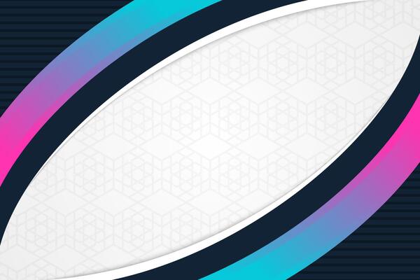 curve geometric elements abstract background with transparent hexagon line pattern. the illustration on horizontal layout.