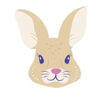 flat icon cute rabbit vector