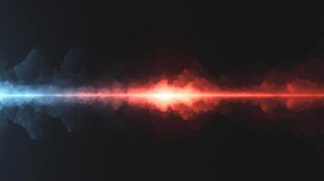 Colorful sound waves illustrated with dynamic gradients showcase the beauty of voice control and audio frequencies. This artwork effectively represents sound and graphics interaction. photo