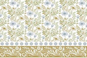 outline rose pattern print, ornamental embroidery line, stylish wrapping texture, abstract border flowers, home textile pattern idea vector