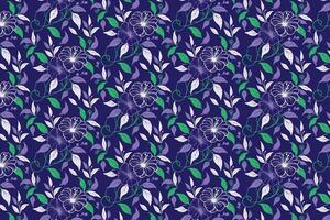 rose and cotton botanical design with sketch outlines and line art continuity for textile wrapping and home surface prints vector