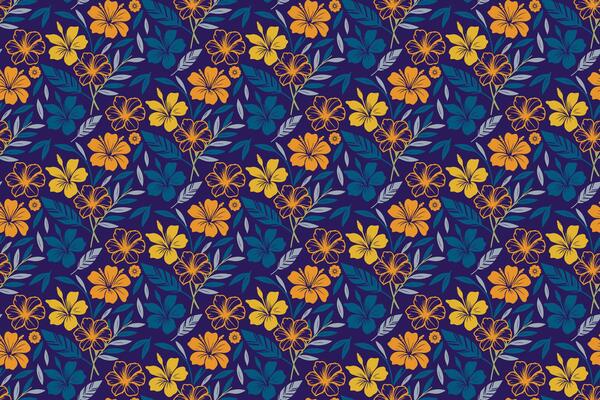 sketch floral pattern with rose repetition cotton flower line art and abstract elements for textile kitchen wear and fashion surfaces