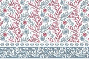 cotton flower outline sketch, rose floral border print, one line textile motif design, minimal wrapping texture idea, table top fabric pattern vector