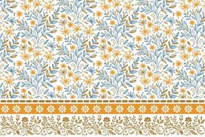floral border cotton sketch, outline rose one line drawing, minimal fashion motif design, wrapping textile fabric print, abstract flower texture vector