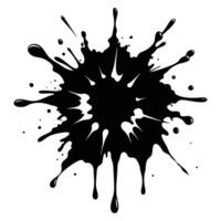 High-Resolution Black and White Ink Splash Texture - Abstract Artistic Splatter Background vector