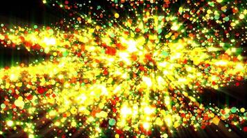 Vivid Particle Burst Animation Showcasing Bold Red SOUL Text - Energetic Abstract Background for Titles, Intros, or Effects video