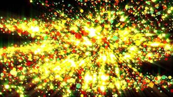 Striking Particle Explosion Animation with Distinctive Red HEART Text - Animated Abstract Background for Titles, Intros, or Effects video
