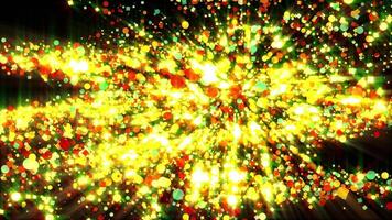 Eye-Catching Particle Burst Animation Exhibiting Bold Red TRUST Text - Dynamic Abstract Background for Titles, Intros, or Effects video