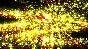 Dynamic Particle Explosion Animation Featuring Striking Red SWEET Text - Lively Abstract Background for Titles, Intros, or Effects video