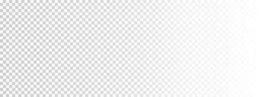Fake transparency texture with fading effect. Imitation of background for photo or graphic elements. Mosaic pattern with white and grey squares. Pixel wallpaper. vector