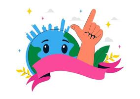 Happy Left-Handers Day Art Showing Unity and Uniqueness vector
