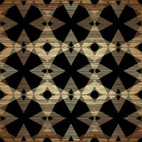 Abstract Geometric Rhombus Seamless Pattern Design on Black Background in Elegant Style vector