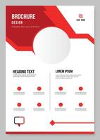 Modern business card template for presentation vector