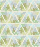 Diamond-shaped wallpaper. Damascus ornament for printing on fabric, abstract camouflage mesh pattern in soft, delicate pastel colors. Ethnic tribal style rhomb background. Seamless texture vector