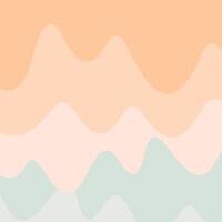 Abstract wave background with five color vector