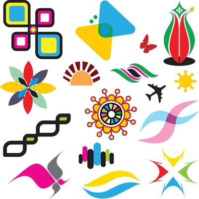 Colorful Abstract Logo Collection Modern Branding Elements