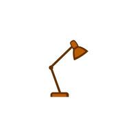 Minimalist Desk Lamp Illustration vector