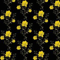 Floral Seamless repeating pattern textured geometric colorful background fabric design vector