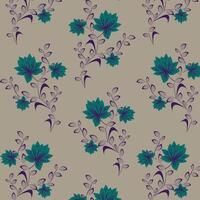 Floral Seamless repeating pattern textured geometric colorful background vector