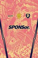 PATTERN JERSEY FOR SUBLIMATION FOOTBALL KIT AND BACKGROUND SPORT DESIGN 22222 vector