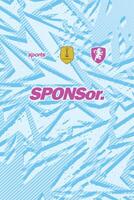 1 PATTERN JERSEY FOR SUBLIMATION FOOTBALL KIT AND BACKGROUND SPORT DESIGN vector