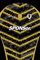 PATTERN JERSEY FOR SUBLIMATION FOOTBALL KIT AND SPORT APPAREL 1 vector