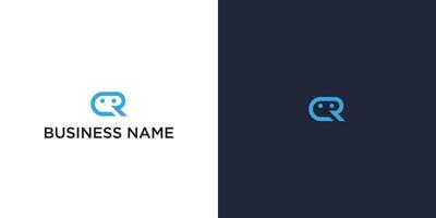 Abstract Letter R Logo Design, Modern Monogram for Business Identity, Minimalist Branding Symbol vector