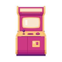 Retro Arcade Game Machine Illustration Isolated vector