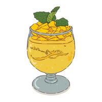 Mango sweet isolate vector