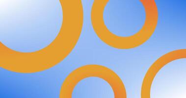 Gradient Sky Background with Orange Gradient Circles vector