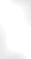 black vertical Halftone particles dots on margin of white background pattern. vector