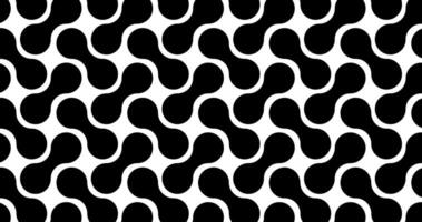 Black Geometric pattern on white background vector