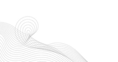 Abstract Paradox wave of particles on empty white background vector