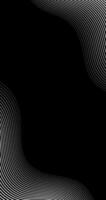 White Abstract wavy lines on margin of a black background graphic resource and design element vector