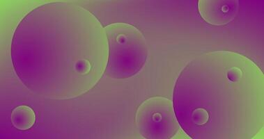 Gradient Background with multi color gradient bubbles Abstract pattern. vector