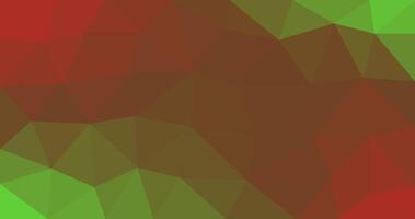 Red Green Abstract polygonal background texture Triangular design vector
