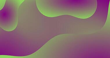 Light Green and Purple Gradient Background with Light Green and Purple Gradient shapes. Different shades and thickness. Abstract pattern. vector