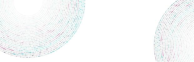 Bright blue purple minimal circular dots abstract tech background vector