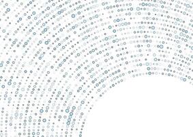 Bright blue minimal halftone dots abstract background vector