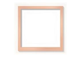 Abstract peach pink orange instant linear photo frame background vector