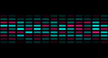 Blue and pink smooth shiny stripes abstract concept background vector